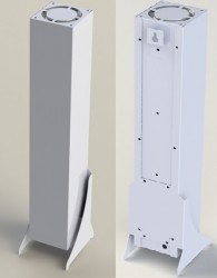 Облучатель-рециркулятор настольный, настенный 1x15ВТ TUV, 30м3/ч (с лампой)