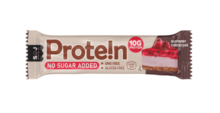 Протеиновый батончик SOJ PROTEIN bar малиновый чизкейк (40г)