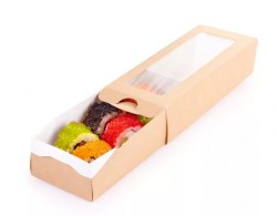 Упаковка пенал для суши и роллов (300 мл)